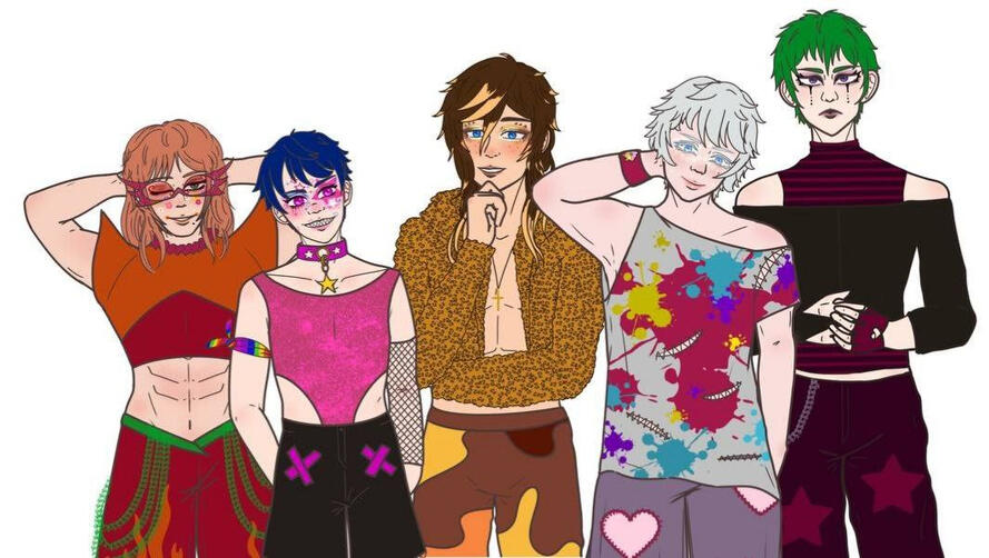 Sprites made for K4RMA: Echo, flat color